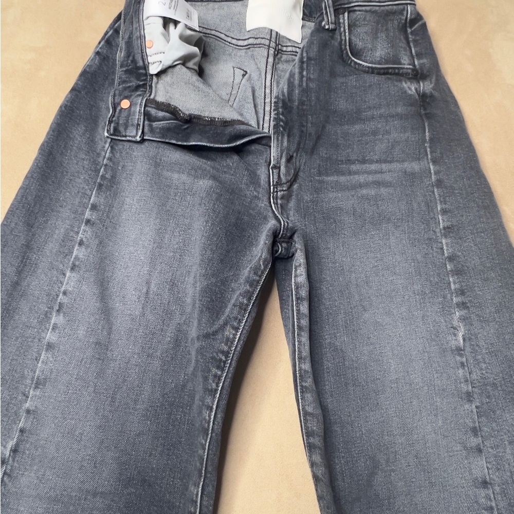 Mother Superior The Half Pipe Flood Barrel Jeans Outta Sight Black - Picture 9 of 11